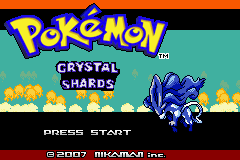 Pokemon Crystal Shards (Spanish beta 1.2) Title Screen